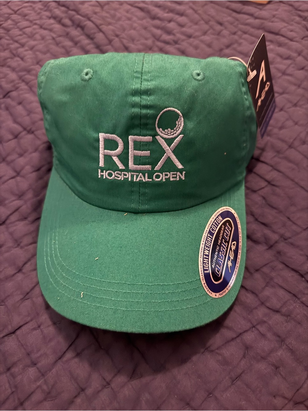 NEW! REX Hospital Open Green Golf Cap